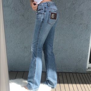 DOLCE AND GABBANA light blue jeans